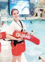 Melissa Robles is a lifeguard at the Evergreen museum s Wings & Waves waterpark.
